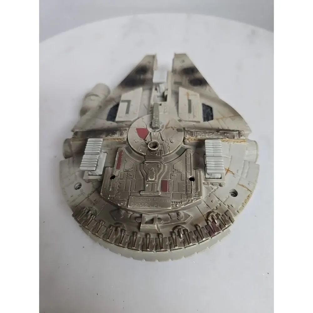 Star Wars Millennium Falcon Battle Damage Hasbro 2002 LFL Micro Machines 7 inch